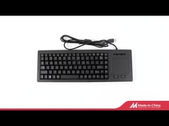 Teclado industrial de plástico con touchpad