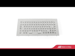 Teclado de metal montado en panel