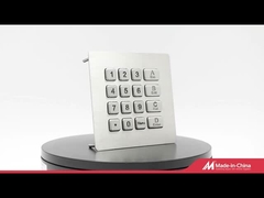 El panel monta el teclado metálico