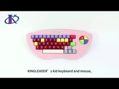 Teclado de computadora personalizado diseñado especialmente para niños, teclado de color K-900