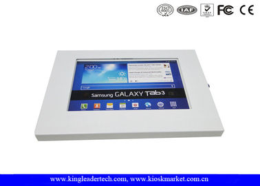 comprar Recinto seguro del quiosco de Ipad del metal blanco para la etiqueta de la galaxia 10,1 pulgadas online manufacture