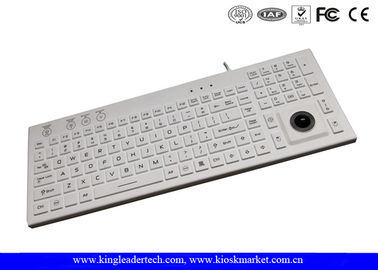 comprar Teclado de encargo del silicio de la retroiluminación blanca de la FCC del CE con el Trackball online manufacture