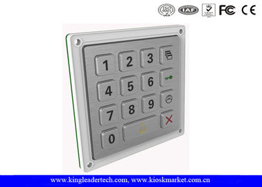 comprar Llaves retroiluminadas del telclado numérico 15 del metal de la puerta del telclado numérico elegante del acceso en la matriz 4 x 4 online manufacture