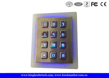 comprar La seguridad al aire libre hizo excursionismo el teclado numérico iluminado garaje resistente del vándalo del telclado numérico del metal online manufacture