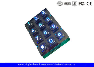 comprar Teclado metálico de la aleación a prueba de vandalismo de Zink con retroiluminado/el conector pin 9 online manufacture