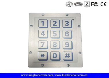 comprar Soporte piezoeléctrico del panel del teclado del metal rugoso del tacto con 12 la matriz plana de las llaves 3x4 online manufacture