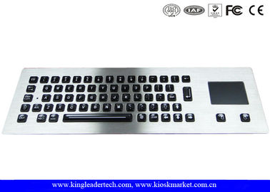 comprar Teclado industrial iluminado con el panel táctil integrado, teclado construido sólidamente de la PC online manufacture