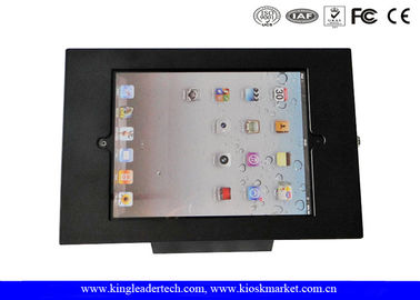 comprar El negro de Matt laminó el soporte de acero del quiosco de Ipad con la cerradura y la llave, arreglo para requisitos particulares online manufacture