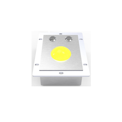comprar color amarillo de la prenda impermeable del ratón industrial rugoso del trackball del acero inoxidable de 50m m online manufacture