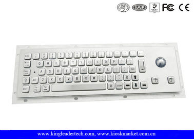 comprar Teclado industrial cepillado del soporte del panel del metal con el Trackball del diámetro de 25m m online manufacture