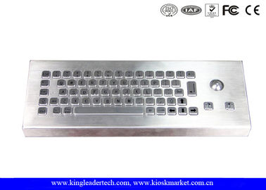 comprar Teclado de ordenador industrial de la prenda impermeable de la prueba del polvo con el Trackball del acero inoxidable online manufacture