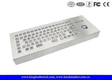 comprar El teclado de acero inoxidable de las llaves de la mesa 86 con la FCC del Trackball cepilló online manufacture