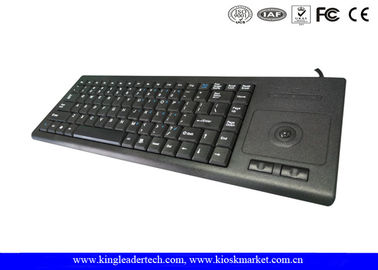 comprar Teclado de ordenador industrial plástico con llaves de funcionamiento y el Trackball integrado online manufacture