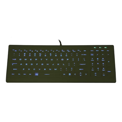 comprar Teclado de silicona industrial y médico lavable con teclas de bajo perfil online manufacture
