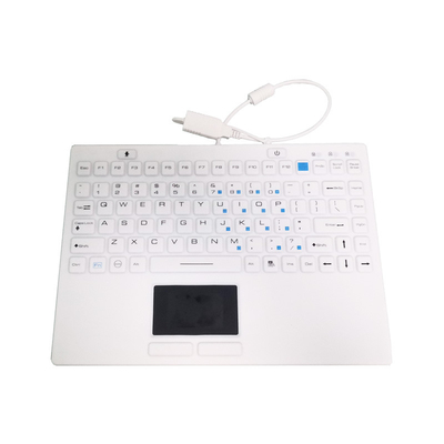 comprar IP68 teclado de silicona industrial de uso médico y sanitario lavable limpiable infectable con touchpad online manufacture