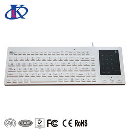 comprar Teclado retroiluminado 2 del silicón de la prenda impermeable - en interfaz del cojín USB PS/2 del número del panel táctil -1 online manufacture