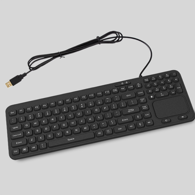 comprar Teclado industrial médico lavable IP68 con retroiluminación, teclas de función, teclado numérico y panel táctil online manufacture