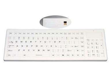 comprar Logo Customized Waterproof Silicone Keyboard con el receptor inalámbrico del USB y el cojín del número online manufacture