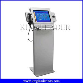 comprar Quiosco de información delgado estupendo con el cardreader del microprocesador, diseño de encargo fijado a mano TSK8001 del quiosco online manufacture