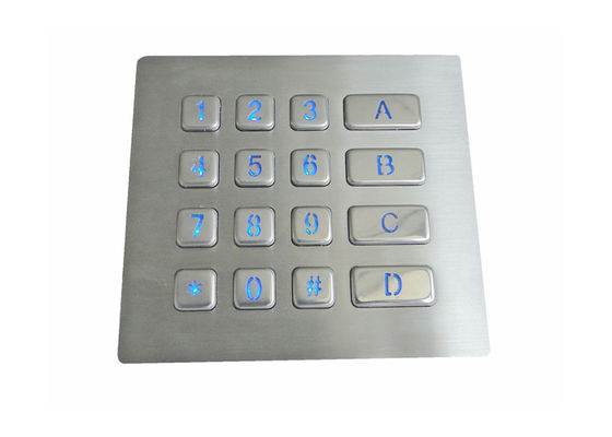 comprar 16 llaves llevadas haciendo excursionismo el telclado numérico IP65 del metal de la matriz online manufacture