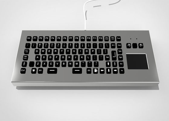 comprar Teclado de escritorio rugoso retroiluminado del metal del USB PS/2 con llaves y el panel táctil de funcionamiento online manufacture