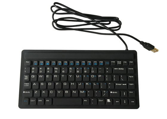 comprar Ninguna prenda impermeable médica EN55022 del teclado IP68 del silicón de las llaves del montaje 87 online manufacture