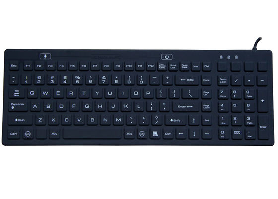 comprar 106 llaves impermeabilizan el teclado médico USB PS2 con llaves de funcionamiento completas del número online manufacture