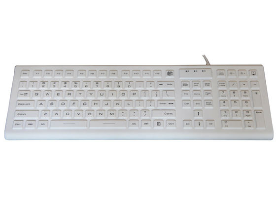 comprar Teclado médico impermeable antimicrobiano 100mA con ENCENDIDO del contraluz online manufacture