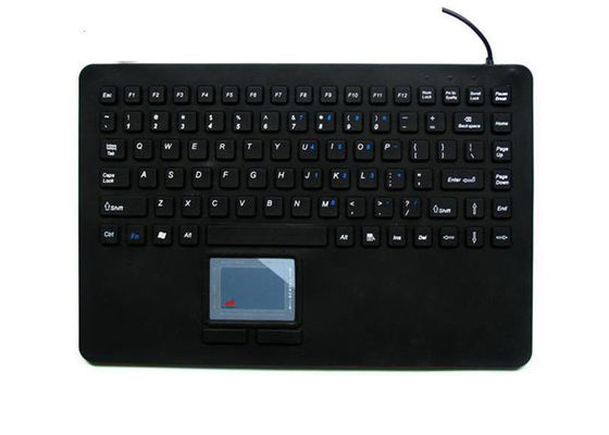 comprar 5VDC teclado médico impermeable 100mA de las llaves del silicón 87 con el panel táctil integrado online manufacture