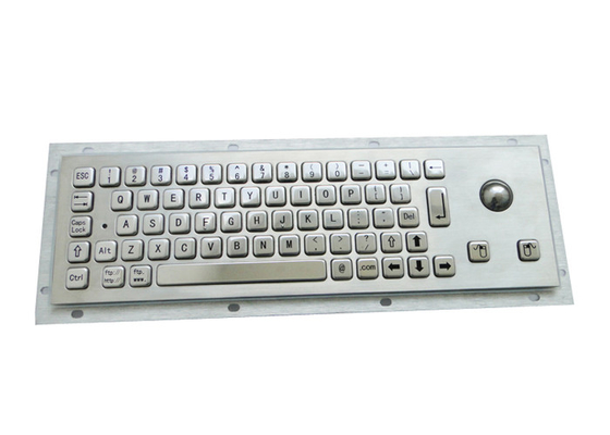 comprar Teclado de kiosco industrial de acero inoxidable de pequeña dimensión con trackball óptico online manufacture