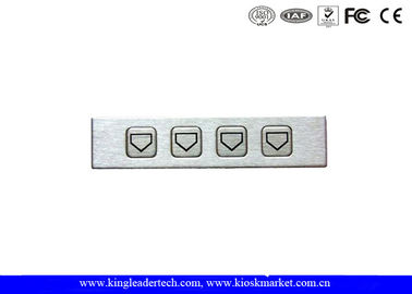 comprar Telclado numérico industrial rugoso de acero del número del metal del teclado numérico funcional con 4 llaves online manufacture