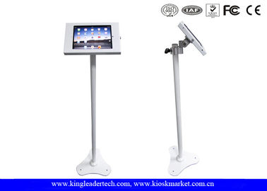 comprar Recinto del quiosco de la seguridad de Ipad con el soporte rotativo ajustable de la altura para el soporte del piso online manufacture
