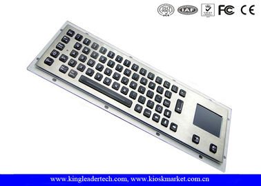 comprar Teclado iluminado adaptable del metal arriba resistente con el panel táctil integrado online manufacture