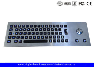 comprar Teclado iluminado quiosco impermeable del metal con el Trackball y 64 llaves Llevar-Hechas excursionismo online manufacture