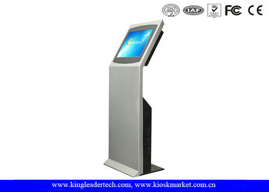 comprar Quiosco de acero durable del servicio del uno mismo del recinto del quiosco de la pantalla táctil de la situación del piso de la exhibición del LCD online manufacture