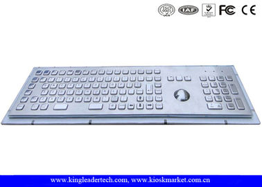 comprar Teclado del soporte del panel del acero inoxidable del quiosco con el Trackball, llaves del FN y el telclado numérico del número online manufacture