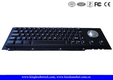 comprar Teclado mecánico del soporte del panel del metal de Keyswitch de la cereza negra con el Trackball online manufacture