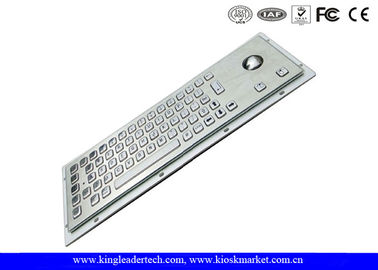 comprar Teclado cepillado del soporte del panel del acero inoxidable con el Trackball y 64 llaves online manufacture