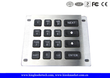 comprar Telclado numérico iluminado llevado 16 llaves del metal de Blacklit con IP65 clasificado para el soporte del panel online manufacture