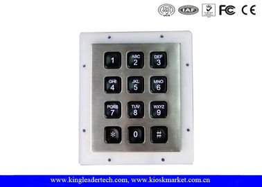 comprar La prenda impermeable rugosa IP65 hizo excursionismo el teclado numérico del metal para el ambiente del Bajo-Lit en la matriz 3x4 online manufacture