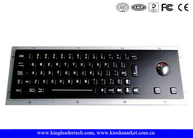 comprar Teclado industrial negro con el Trackball óptico en llaves completas del viaje en el grado IP65 online manufacture