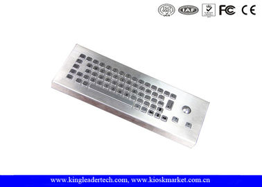 comprar Teclado de escritorio cepillado huella industrial del ordenador de la pequeña con el Trackball online manufacture