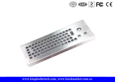 comprar Llaves de escritorio industriales a prueba de polvo del teclado 65 con el Trackball del acero inoxidable online manufacture