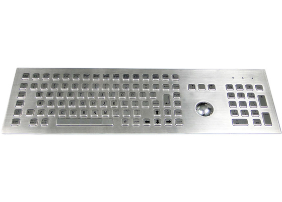 comprar Teclado de Front Mounted Industrial Stainless Steel con la bola del tacto del ratón online manufacture