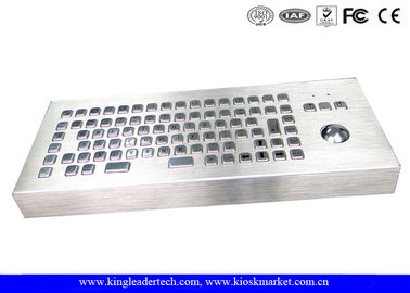 comprar Las llaves de la mesa 86 impermeabilizan el teclado del metal con el Trackball integrado online manufacture