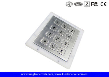 comprar Soporte rasante del panel trasero de las llaves del telclado numérico 12 impermeables del número del metal online manufacture