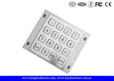 comprar El soporte industrial del panel trasero del teclado numérico de 16 llaves planas cepilló el metal de la matriz 4x4 online manufacture