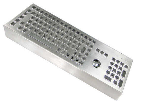comprar Teclado industrial de escritorio del metal Ip68 con el ratón lleno Touchball de las llaves online manufacture