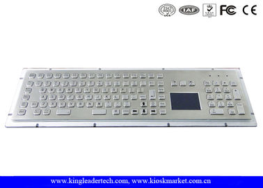 Teclado industrial de metal con touchpad