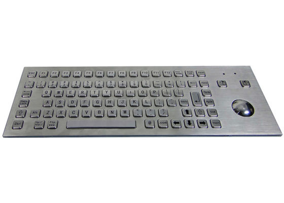 Teclado industrial de acero inoxidable para montaje en panel